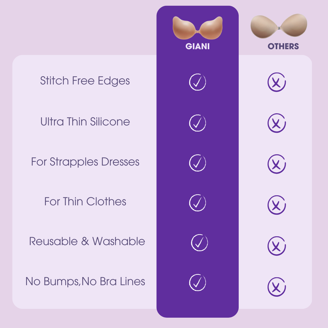 Giani™ Invisible Bra For Mature Women