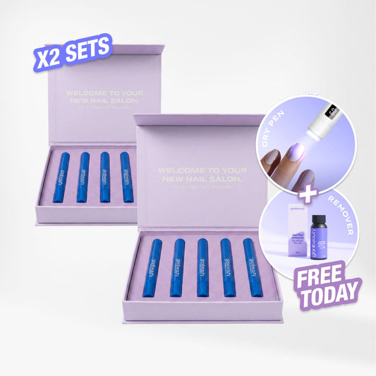 Giani™ 5 Shade Nail Pen Kit X2